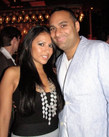 Monica Diaz and ex-husband, Russell Peters. 